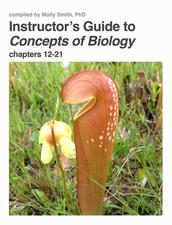 Image of book titled Instructor’s Guide to Concepts of Biology, Chapters 12-21