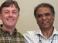 image of Soumitra Chattopadhyay and Jeffrey Linek