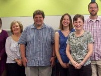 image of Charles Huffman, Joseph Comeau, Gary Fisk, Judy Orton Grissett, Jamie MacLennan, Courtney McDonald, and LaVerne Worthy