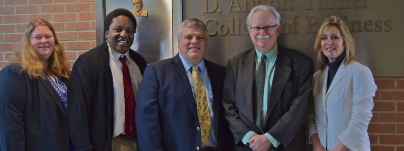 Image of Robin Snipes, Kirk Heriot, Laurence Marsh, Mark Flynn, and Amy Thornton